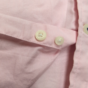 Chemise Nautica XXL Rose Pâle Uni Stretch Classic Fit Logo Brodé manches longues