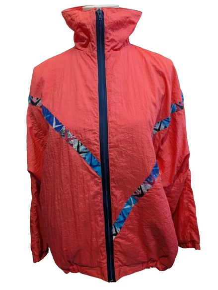 Veste Coupe-Vent Dessic Colorblock Vintage 90s Femme - Taille XL