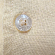 Chemise Hawaïenne Visitor XL Lin Rayonne Style Cuba Panama Jaune Pâle
