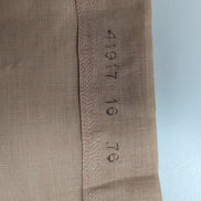 Chemise Shitton East neuve S beige manches courtes col boutonné USA