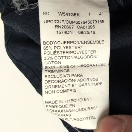 Chemise Dickies 2XL bleu nuit manches courtes workwear Honduras poche stylo