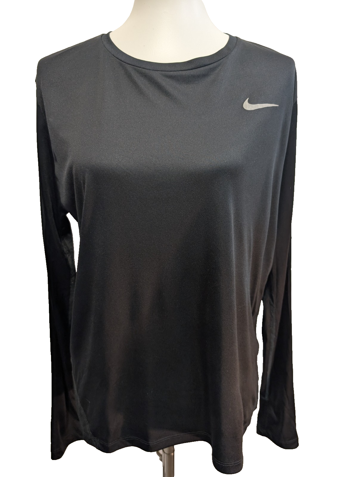 Haut Nike Running Dri-Fit Femme Noir Manches Longues Taille L