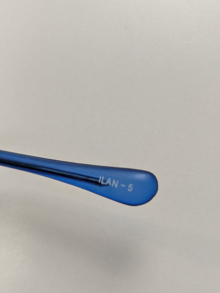 Lunettes de soleil Cœur Verres Bleus Strass Monture Métal Y2K