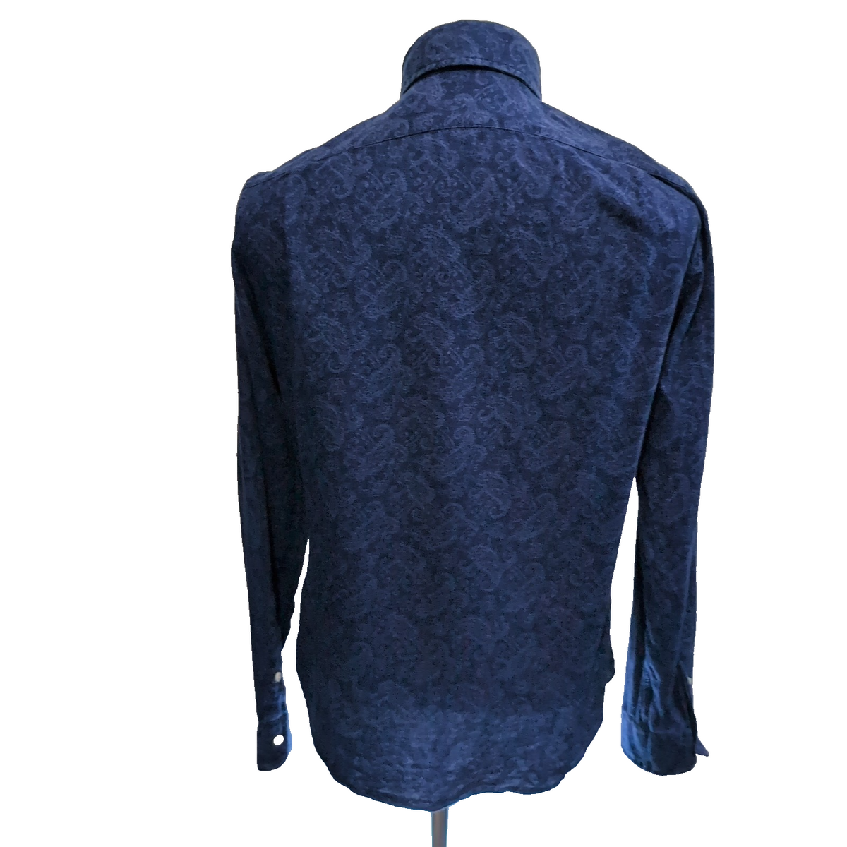 Chemise Ralph Lauren Indigo M Slim Fit bleu marine motif cachemire coton