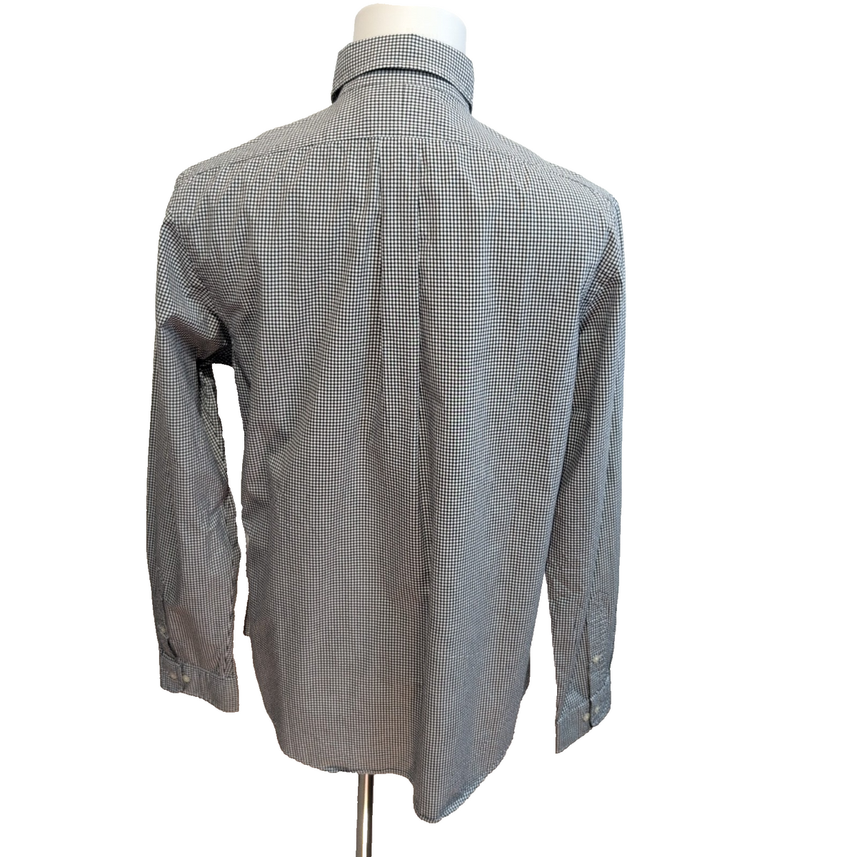 Chemise Ralph Lauren Custom Fit XL Bleu Noir Carreaux Manches Longues