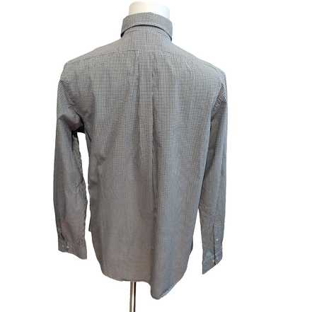 Chemise Ralph Lauren Custom Fit XL Bleu Noir Carreaux Manches Longues