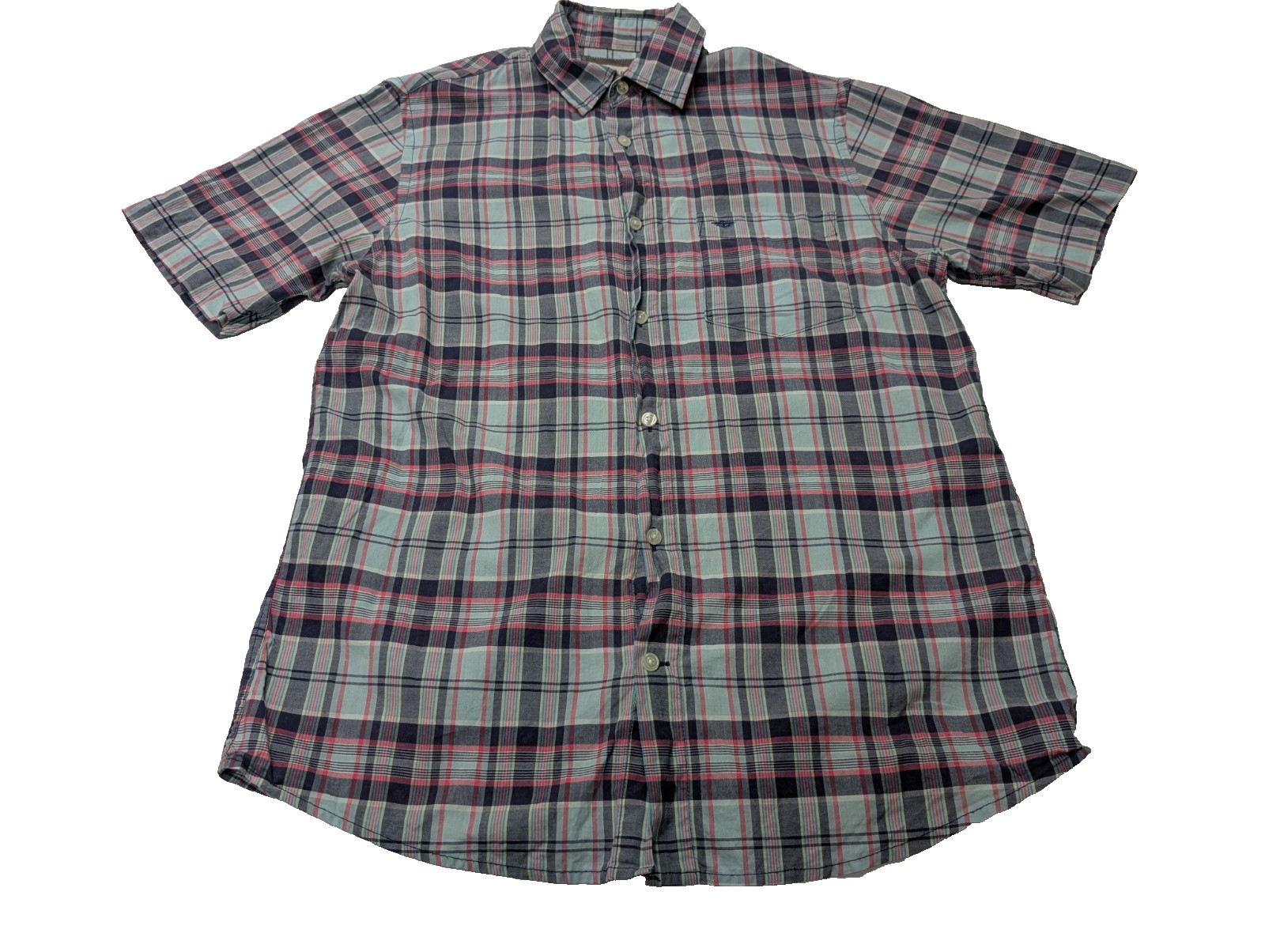Chemise manches courtes Dockers à carreaux taille S #179msch