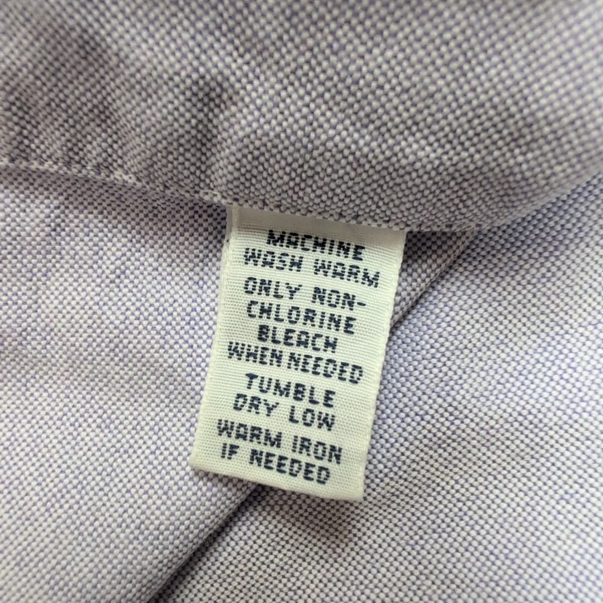 Chemise Ralph Lauren S Lilas Uni Oxford Coton Logo Marron