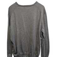 Pull Polo Ralph Lauren col V gris chiné logo gris Pima Cotton taille XL