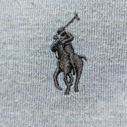Sweat Polo Ralph Lauren bleu col boutonné pression 4XL 3XBig