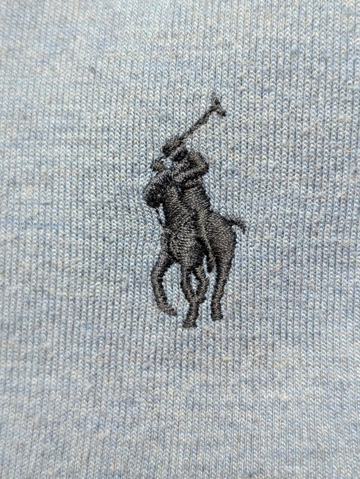 Sweat Polo Ralph Lauren bleu col boutonné pression 4XL 3XBig