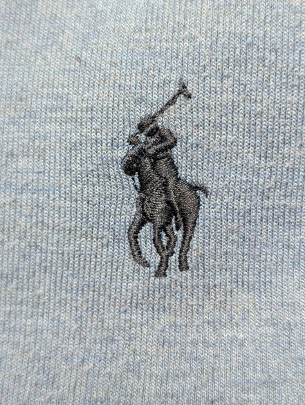 Sweat Polo Ralph Lauren bleu col boutonné pression 4XL 3XBig