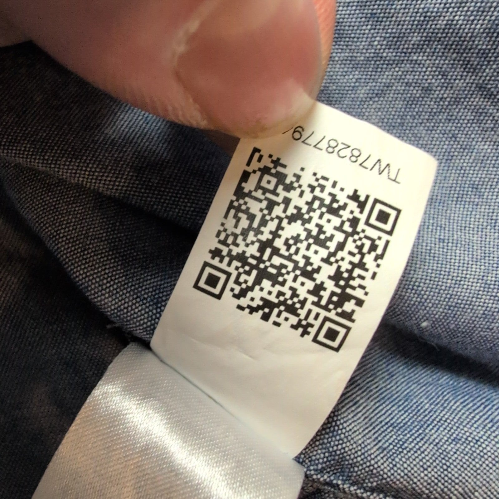 Chemise Tommy Hilfiger Manches Courtes Bleue à Poche Taille XL