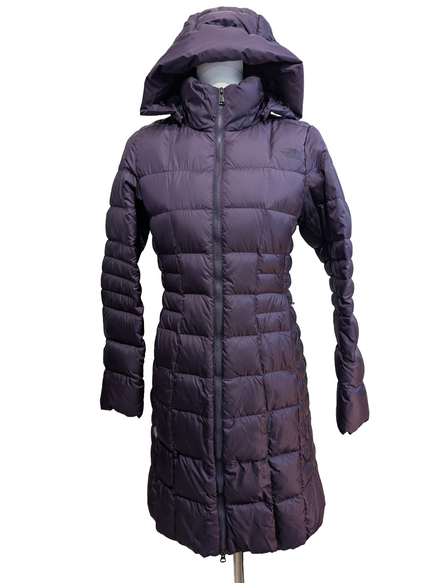 Doudoune Longue The North Face 550 Plumes Violet Foncé - Taille XS