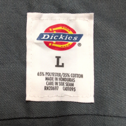 Chemise Dickies L Gris Workwear North American Roofing Vintage