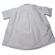 Chemise L.L. Bean bleue unie manches courtes taille XL / XXL Homme