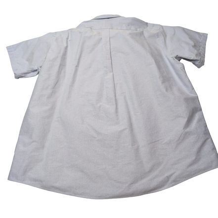 Chemise L.L. Bean bleue unie manches courtes taille XL / XXL Homme