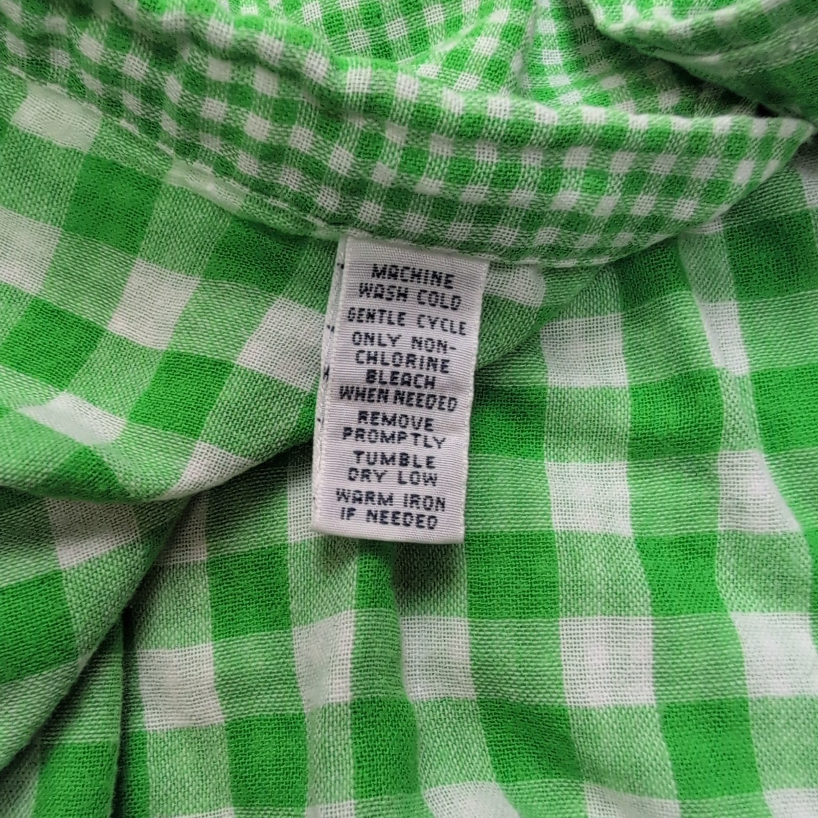 Chemise Ralph Lauren M Verte Carreaux Chaude Doublée Double Épaisseur