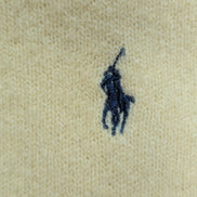 Pull Polo Ralph Lauren Col V 100% Laine d'Agneau Jaune - Taille XL (ajusté)