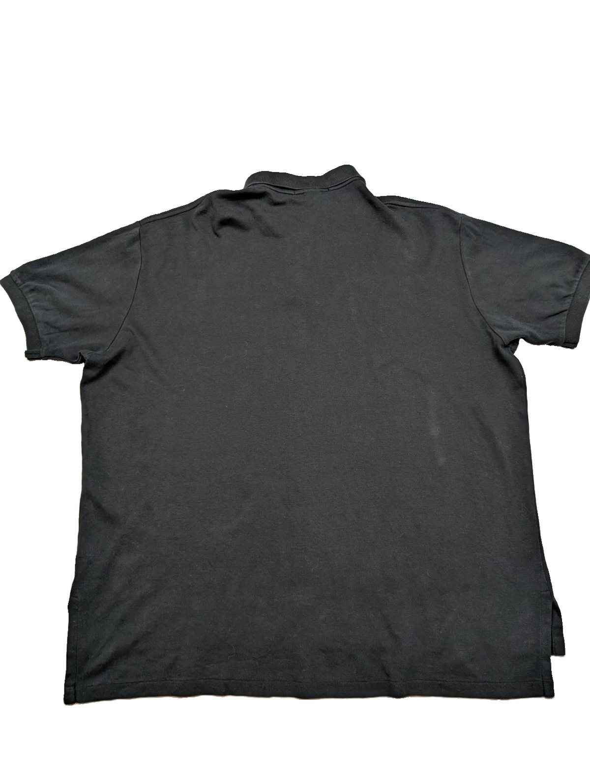 Polo manches courtes Polo Ralph Lauren XL noir uni logo rouge coton