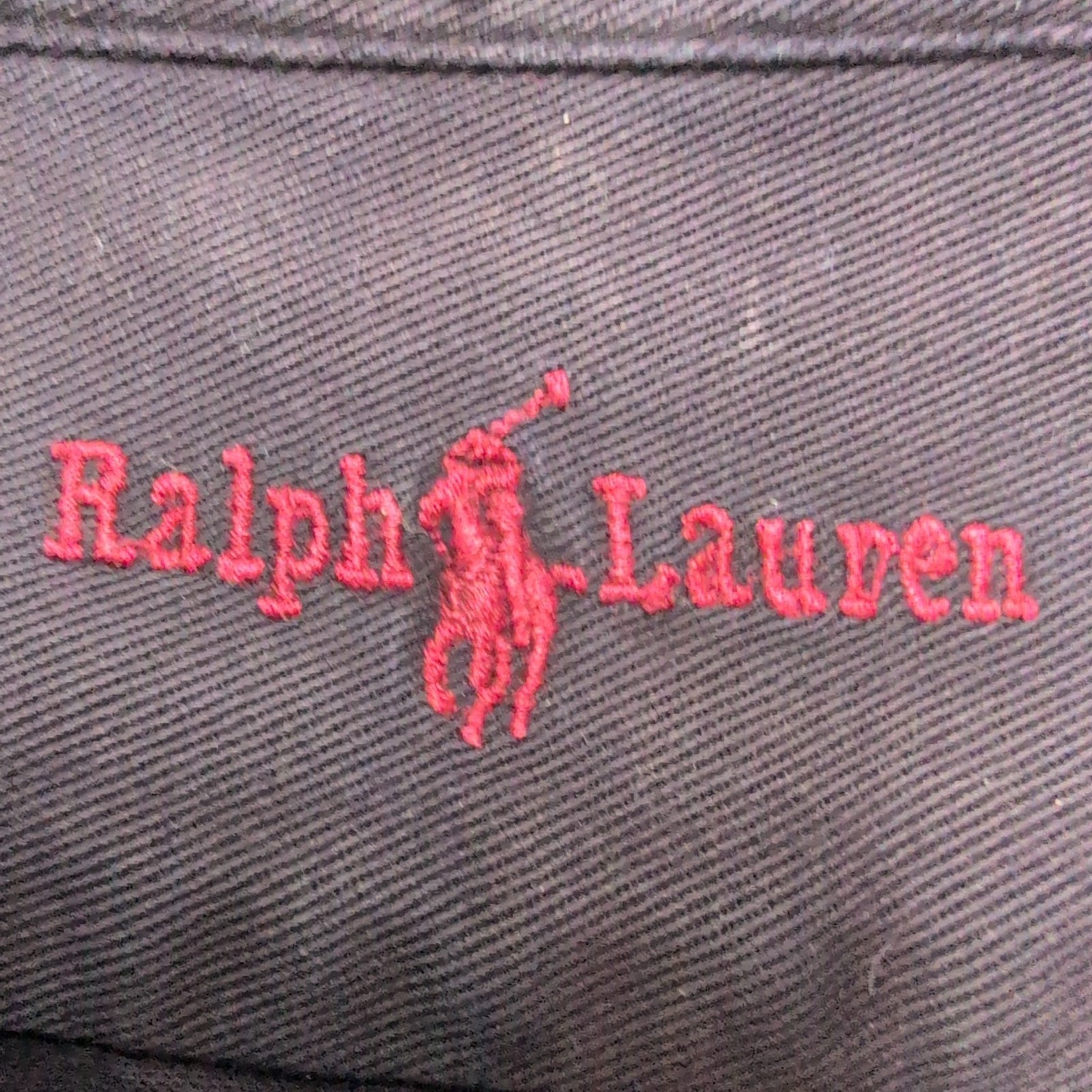 Chemise Ralph Lauren Blair XXL Violet Vintage Manches Longues