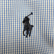 Chemise Ralph Lauren XXL Custom Fit Bleue Carreaux 100% Coton