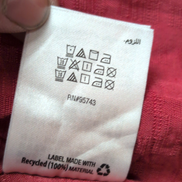 Chemise Tasso Elba Taille L Rouge Soie Rayonne Gaufrée Manches Courtes