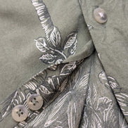 Chemise Hawaïenne CROFT & BARROW Kaki Motifs Palmiers - Taille L
