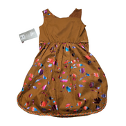 Robe Déguisement Disney Pocahontas Fille 5-6 Ans 116 cm Neuve Broche