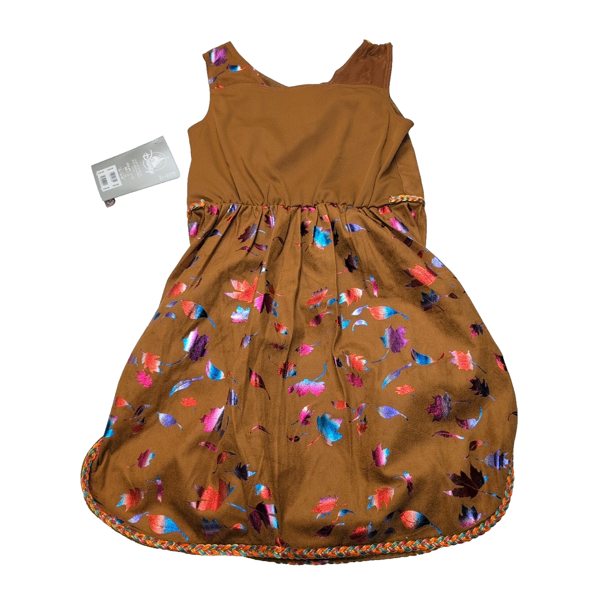 Robe Déguisement Disney Pocahontas Fille 5-6 Ans 116 cm Neuve Broche