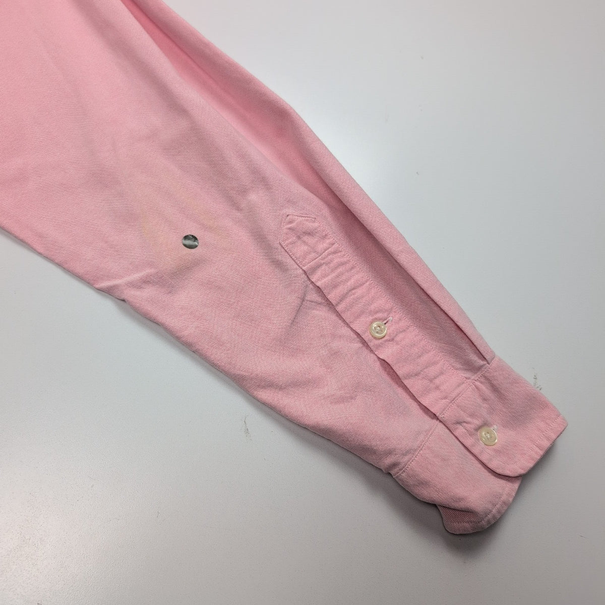 Chemise Ralph Lauren L Rose Uni Oxford Coton Logo Marron Manches longues