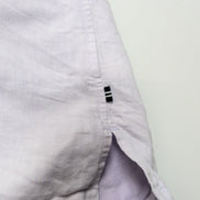 Chemise Nautica Classic Fit XXL Lilas Ramie (Lin) Coton Manches Courtes