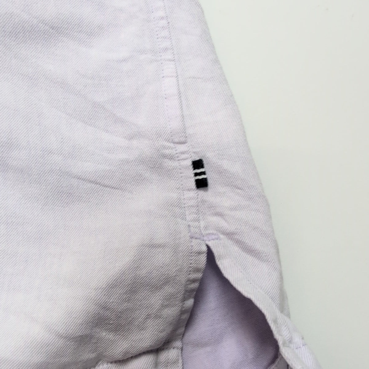 Chemise Nautica Classic Fit XXL Lilas Ramie (Lin) Coton Manches Courtes