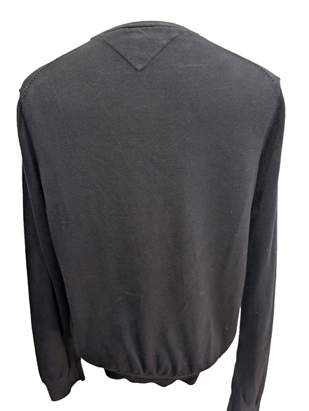 Pull Tommy Hilfiger Homme Col Rond Noir Profond - Taille M