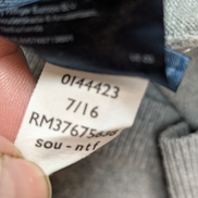 Pull Tommy Hilfiger - Col V - Gris - Maille fine - Taille XL