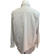 Chemise Wrangler Manches Longues Crème 100% Coton avec Poches Taille L