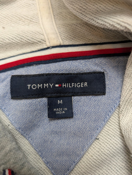Sweat à Capuche Tommy Hilfiger Gris - Logo Brodé Poitrine - Taille M