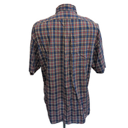 Chemise Ralph Lauren XL Bleue Rouge Manches Courtes Logo Bleu