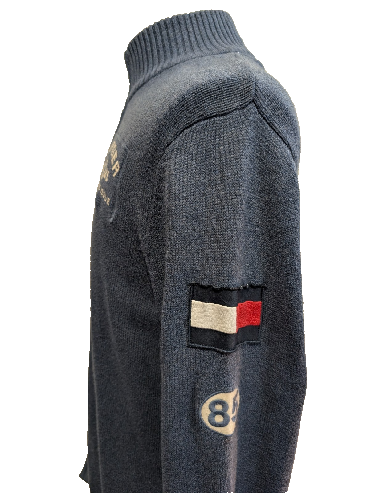 Gilet zippé Tommy Hilfiger vintage bleu homme taille M