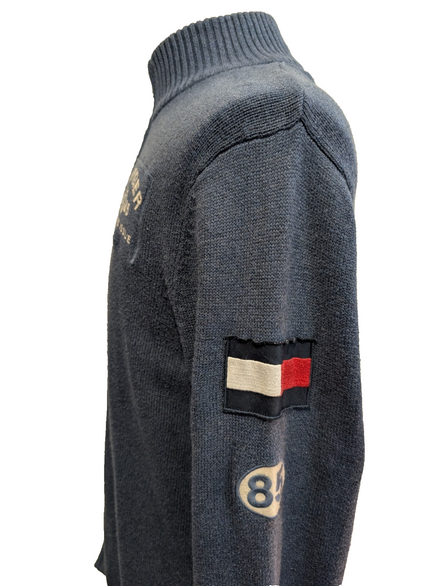 Gilet zippé Tommy Hilfiger vintage bleu homme taille M