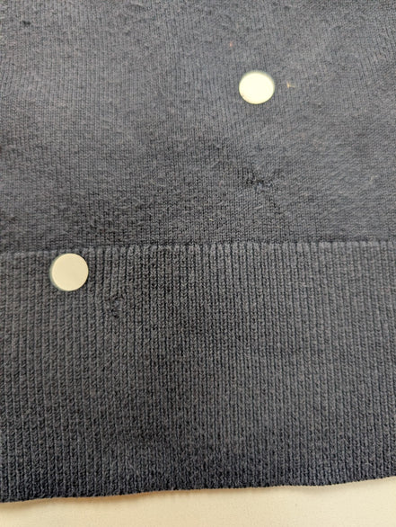 Pull Fin Tommy Hilfiger Femme Col V Bleu Taille S Logo Brodé