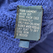 Pull Torsadé POLO Ralph Lauren Maille Dense Bleu Électrique - Taille XL