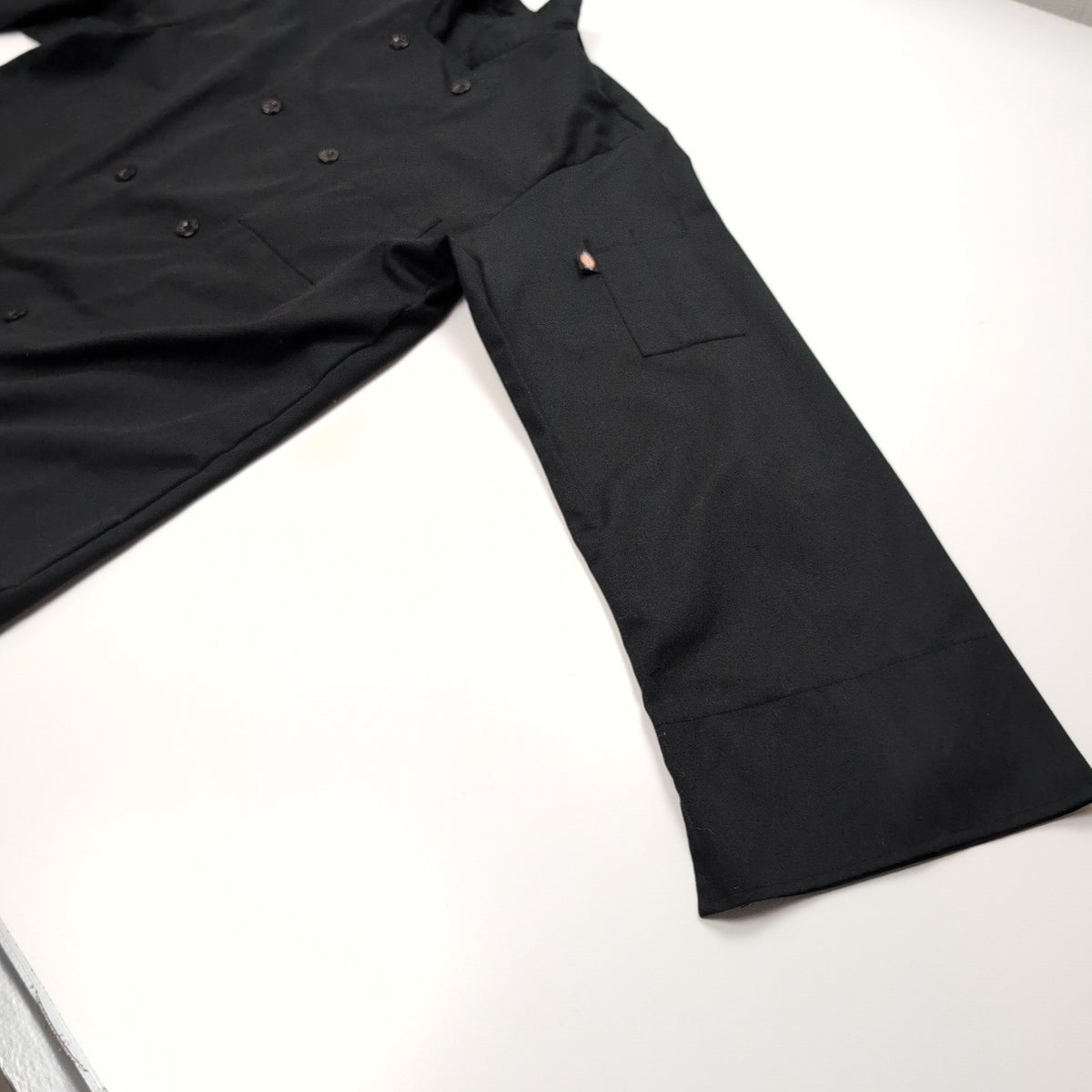 Veste de Cuisine Dickies L Noire Chef Cuisinier Neuve Sans Étiquette