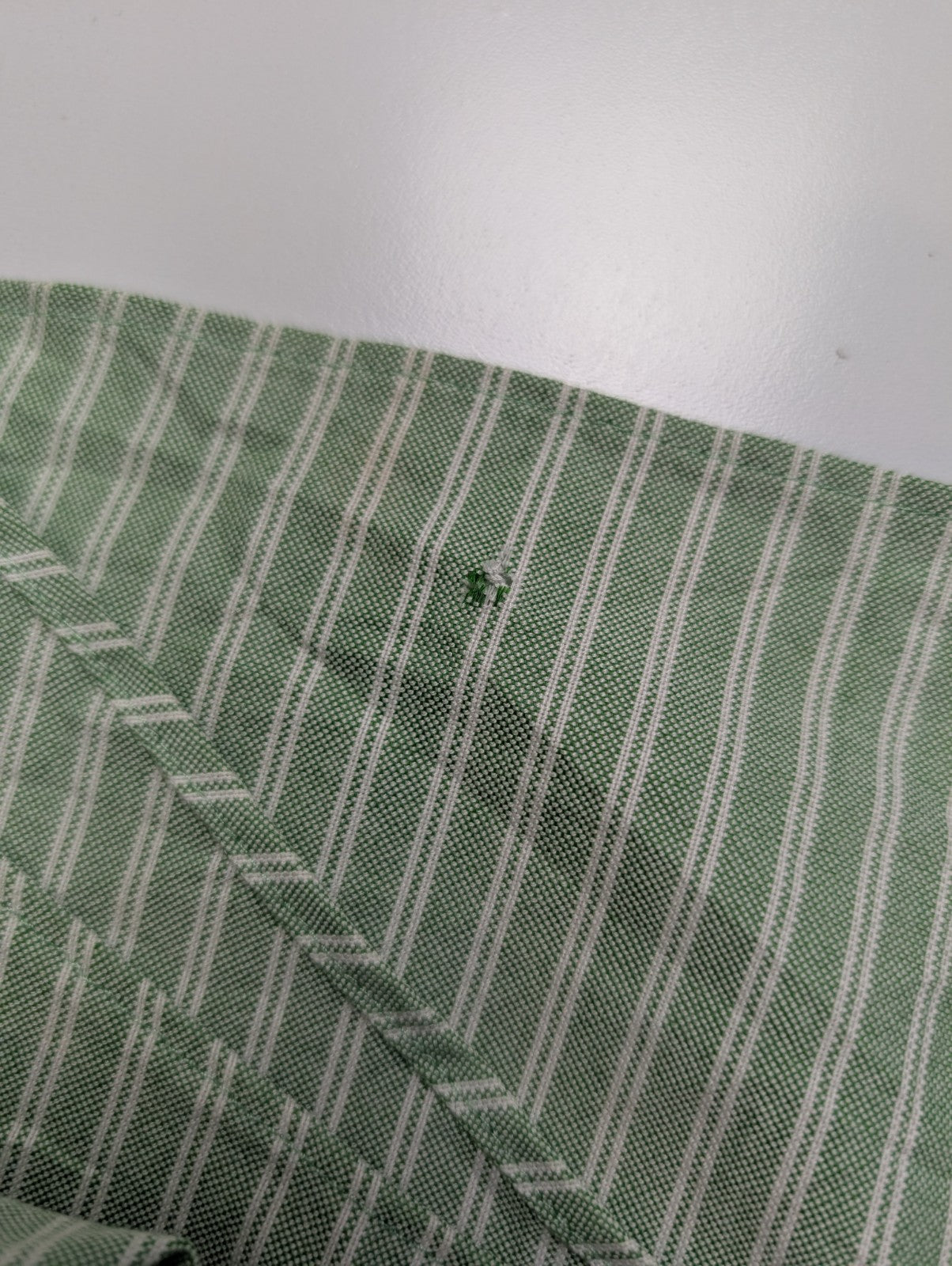 Chemise Chaps verte à rayures taille XXL #234msch