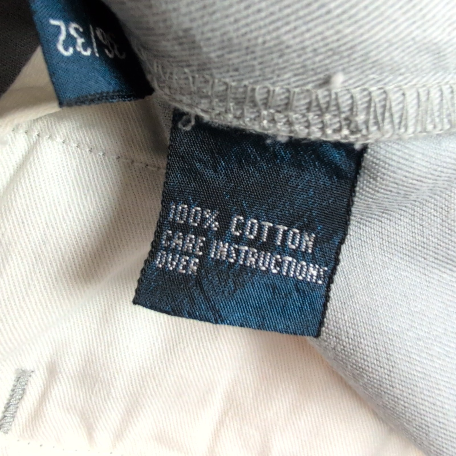 Pantalon Chino Polo Ralph Lauren W36 L32 Gris 100% Coton Homme