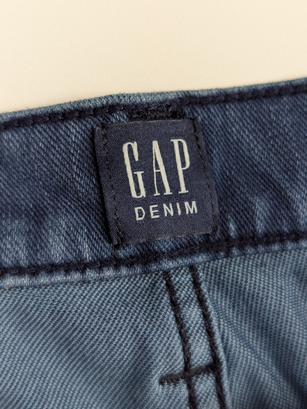JEAN Fille GAP Taille 27 (36/S) Knit Favorite Jegging Stretch Bleu Foncé Rinsed