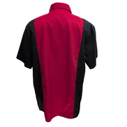 Chemise Dickies XL Rouge Noir Workwear Manches Courtes Poches Boutonnées