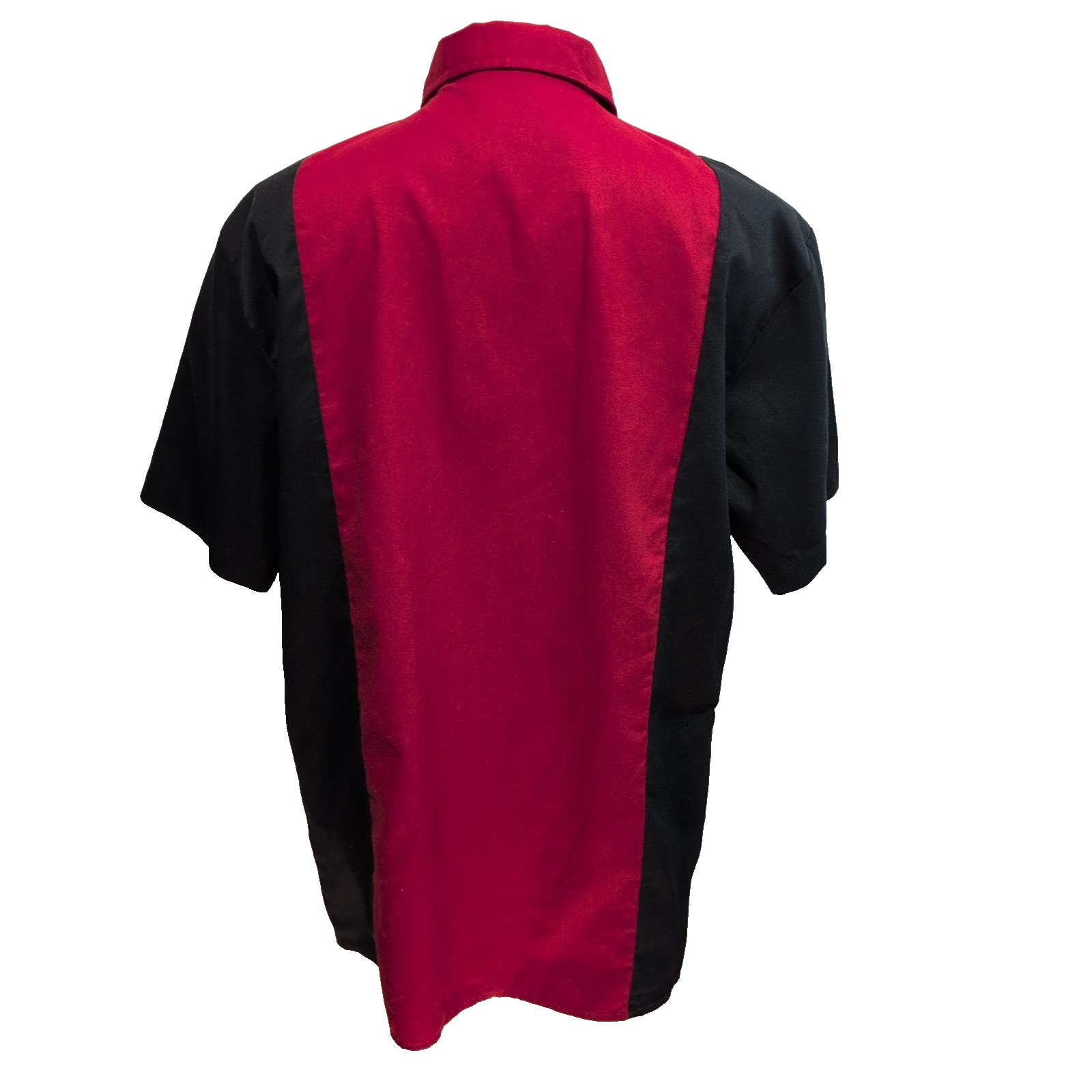 Chemise Dickies XL Rouge Noir Workwear Manches Courtes Poches Boutonnées