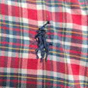 Chemise Ralph Lauren Blaire L XL Rouge Manches Courtes Button Down Shirt