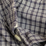 Chemise Polo Ralph Lauren Shirt L XL Carreaux Bleu Marine Button Down Logo